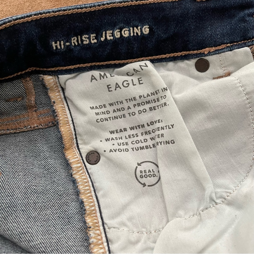 American Eagle Next Level Stretch High Rise Skinny Jeans Size 4 - Picture 14 of 16
